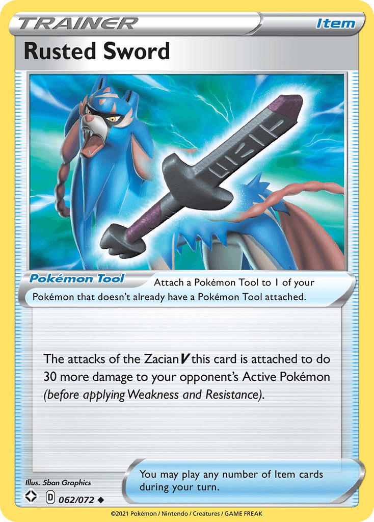 Rusted Sword Pokémon card