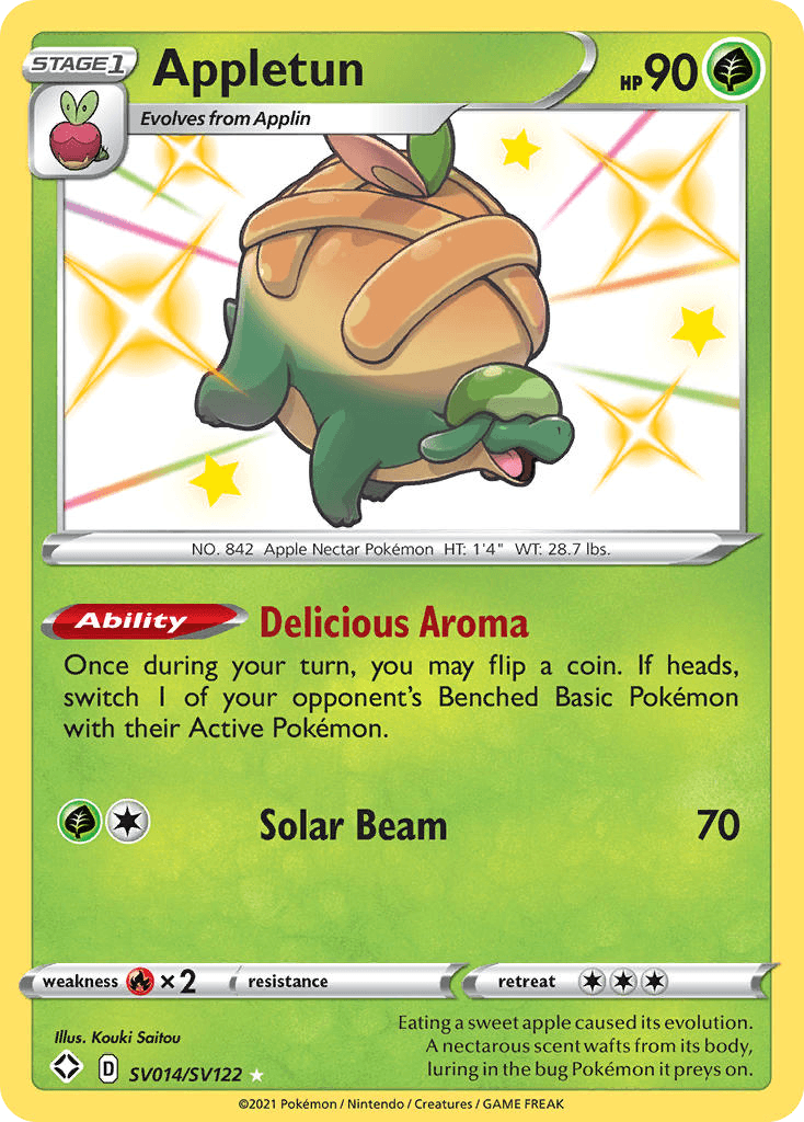 Appletun Pokémon card