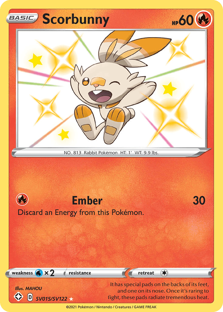 Scorbunny Pokémon card