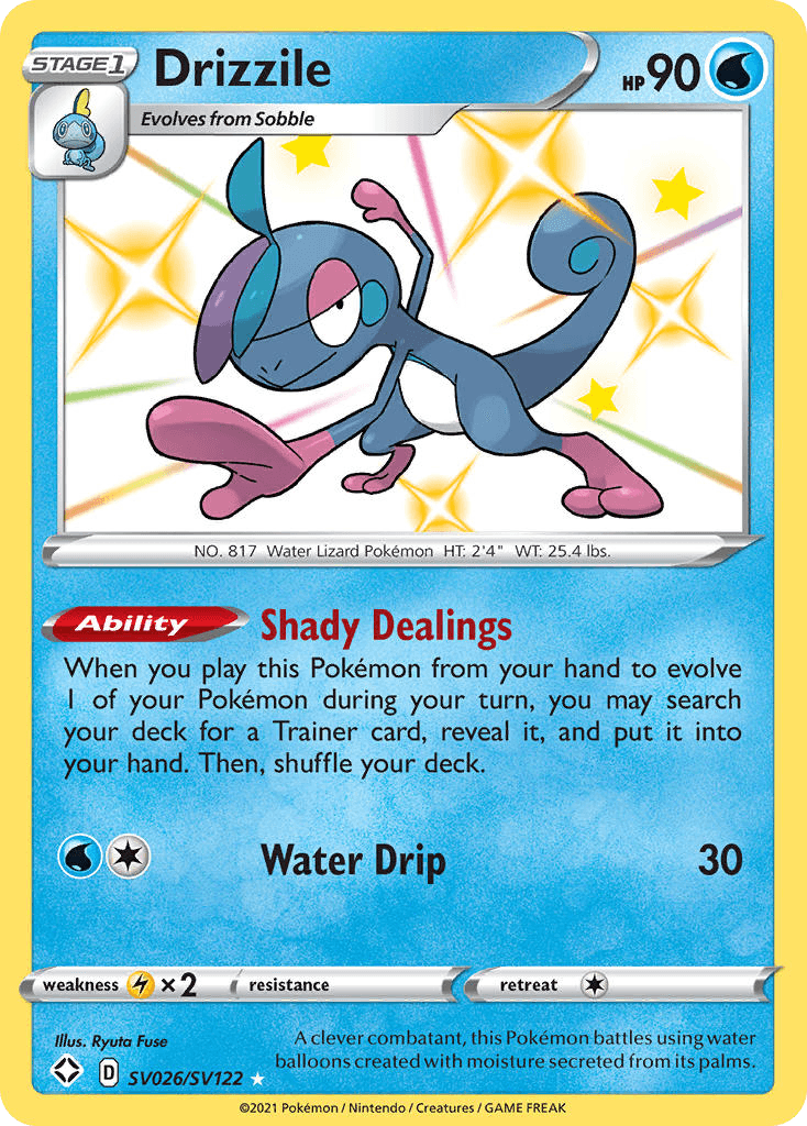 Drizzile Pokémon card