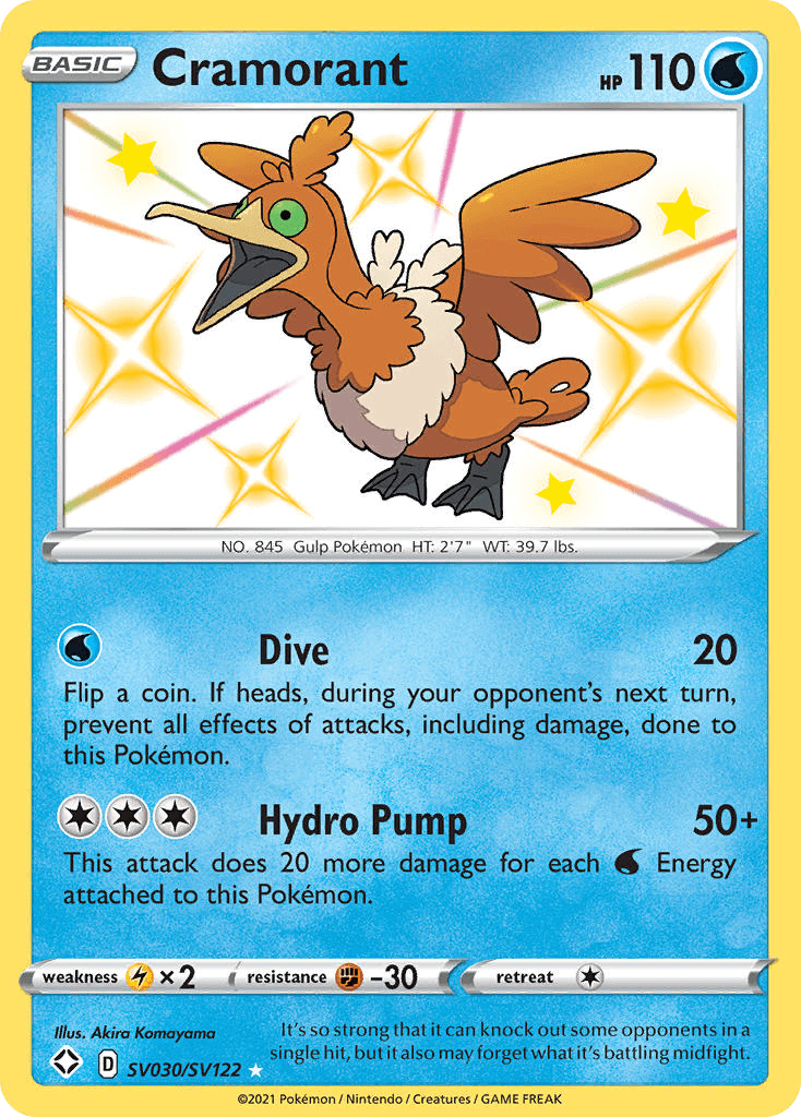 Cramorant Pokémon card