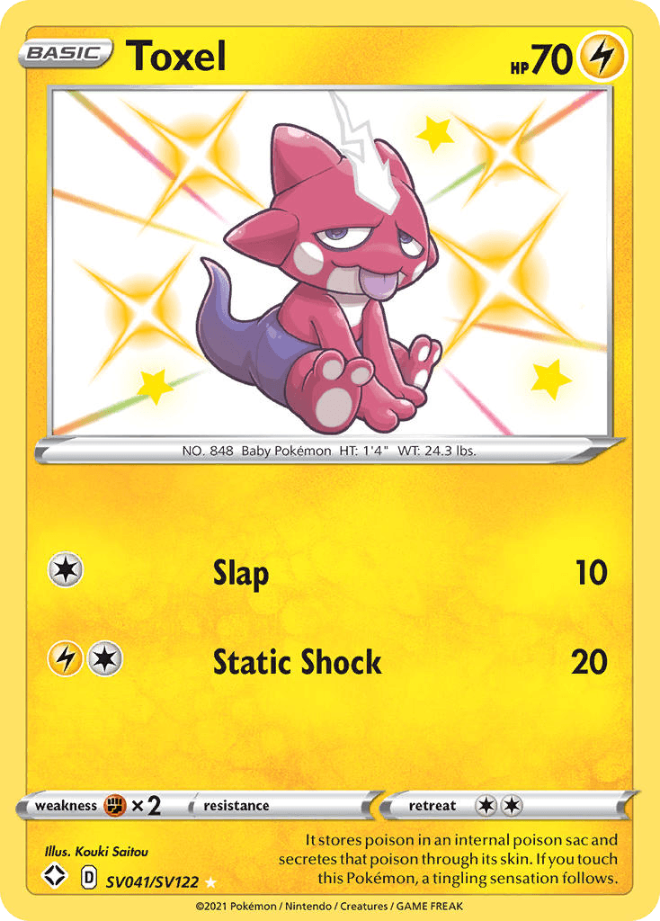 Toxel Pokémon card