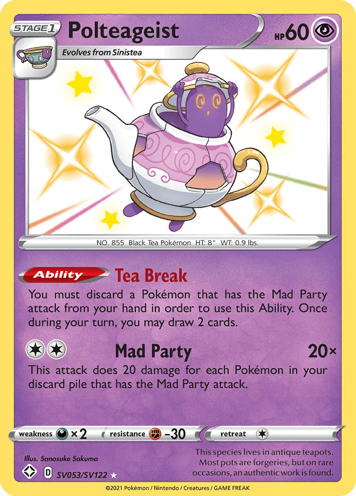 Polteageist Pokémon card