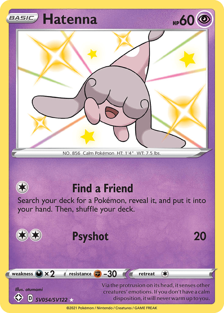 Hatenna Pokémon card