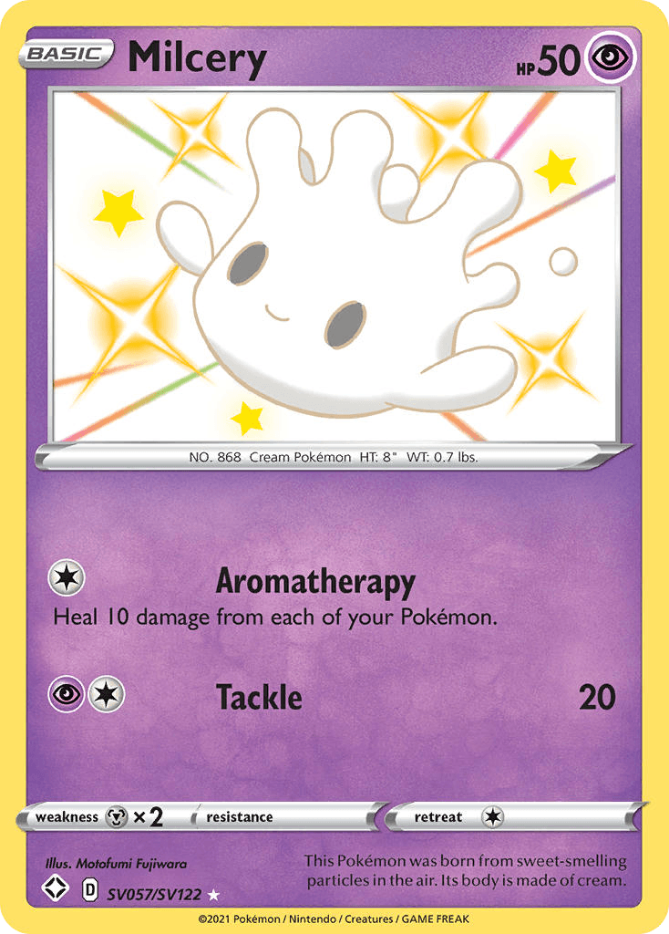 Milcery Pokémon card