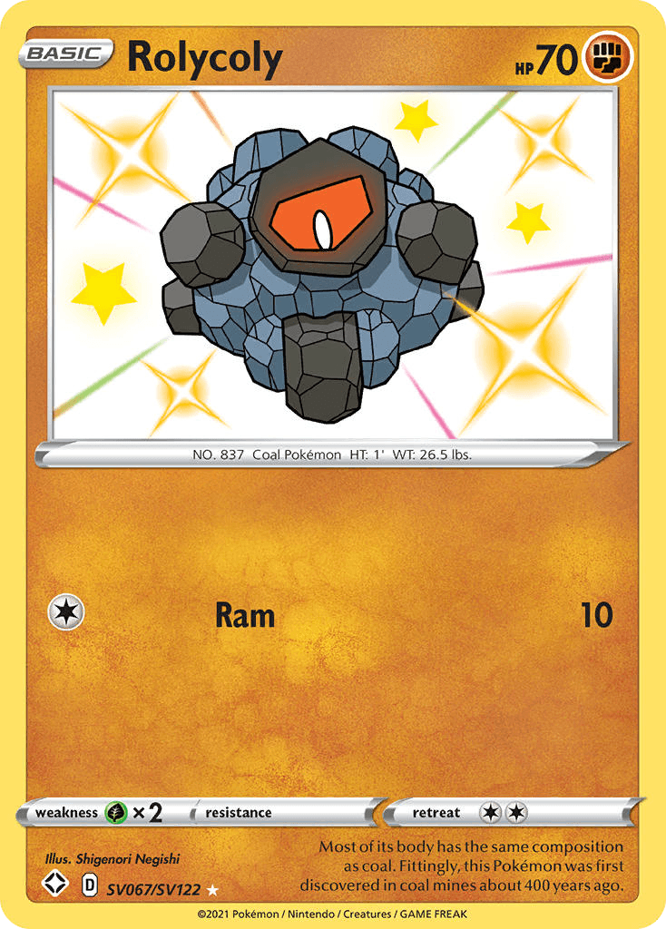 Rolycoly Pokémon card