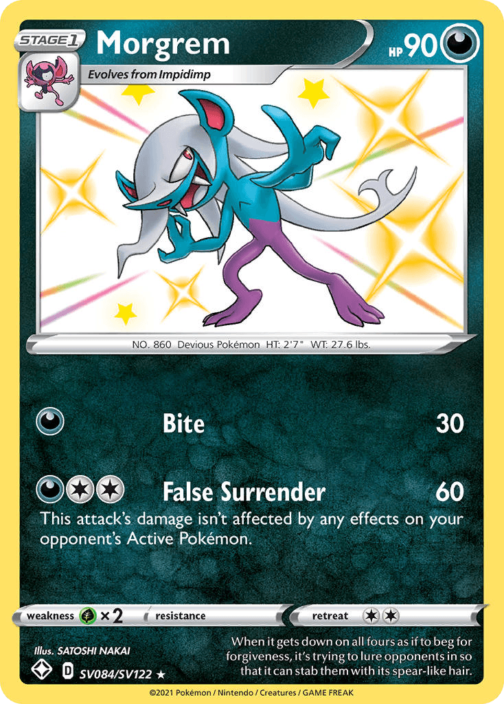 Morgrem Pokémon card