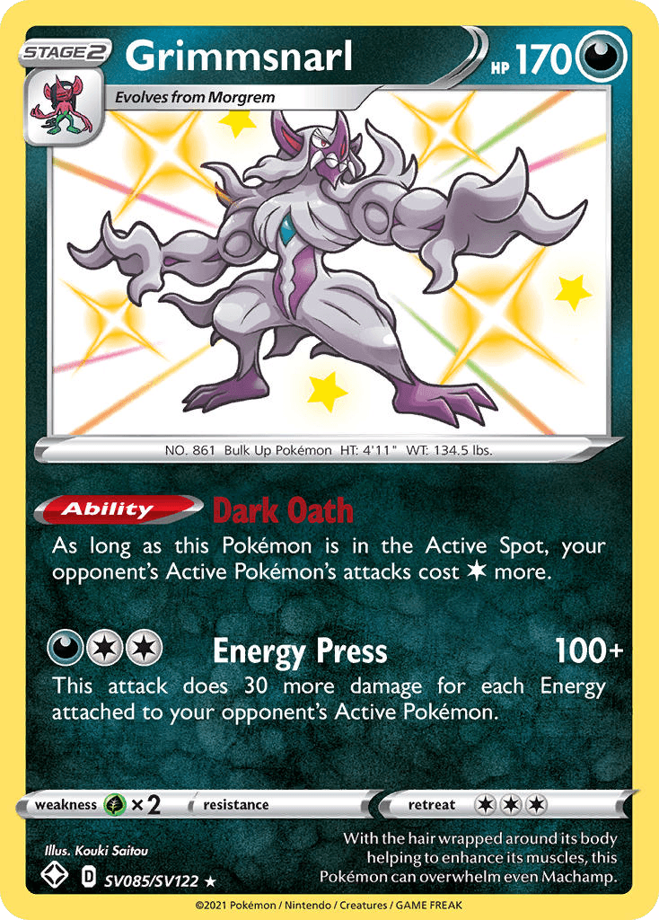 Grimmsnarl Pokémon card