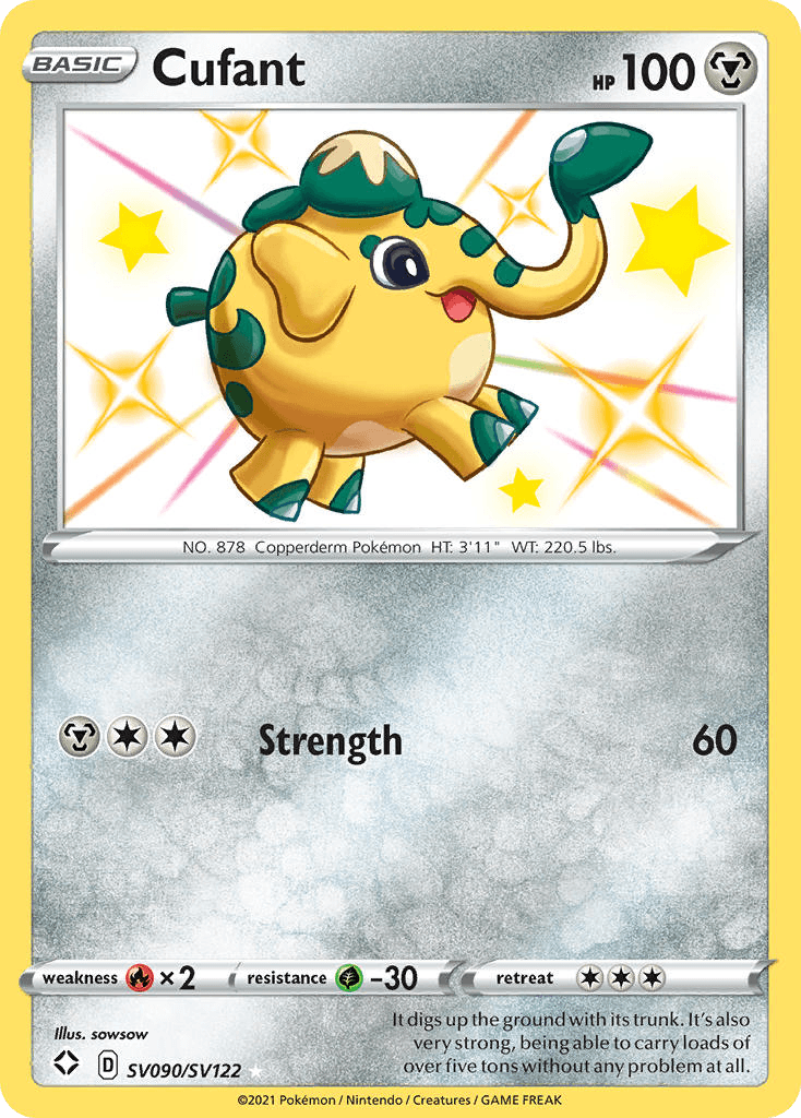 Cufant Pokémon card