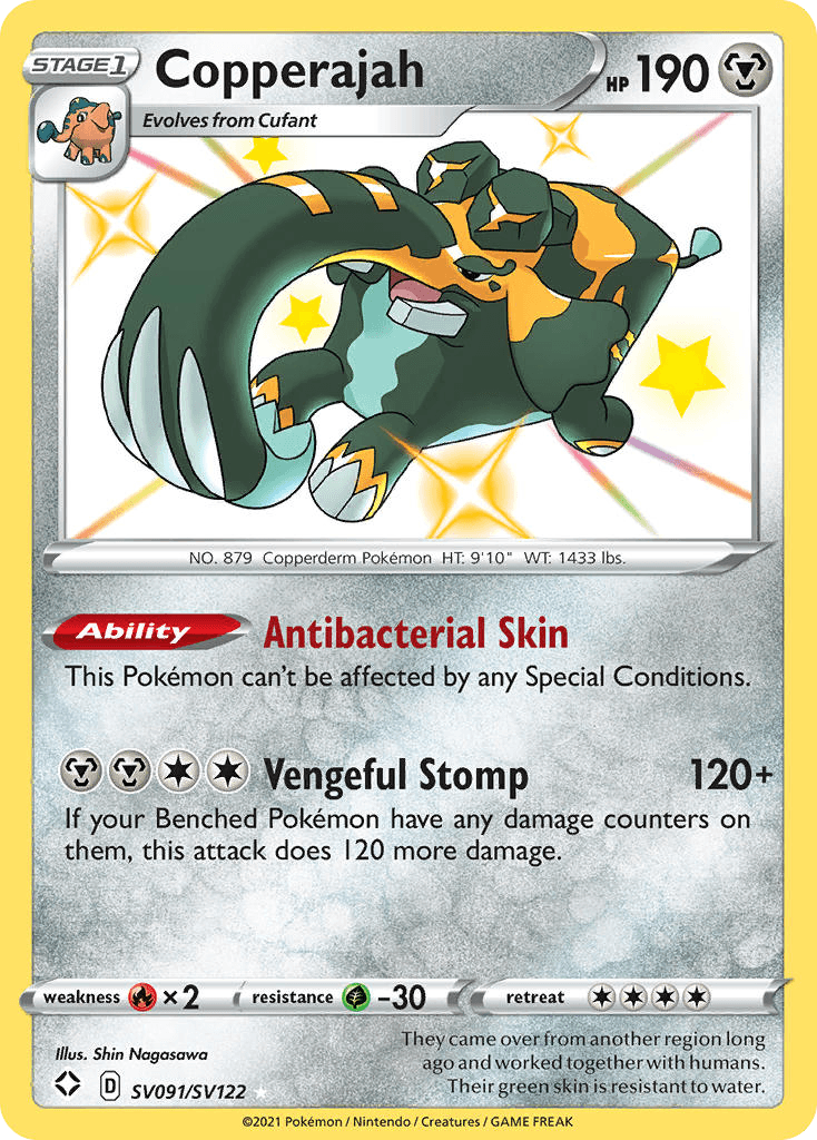 Copperajah Pokémon card