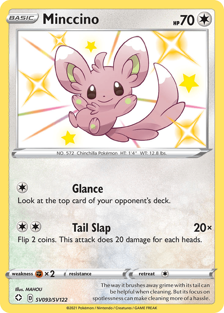 Minccino Pokémon card