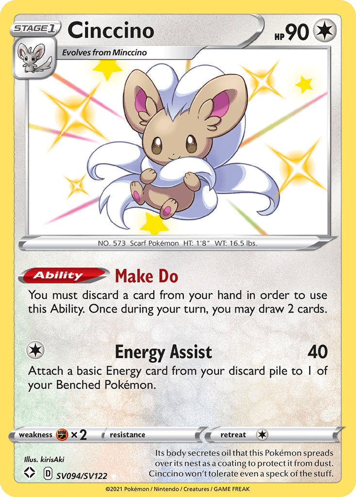Cinccino Pokémon card