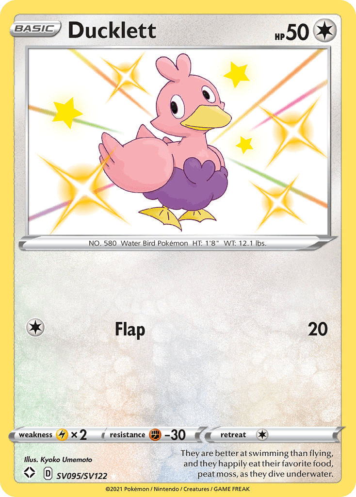 Ducklett Pokémon card