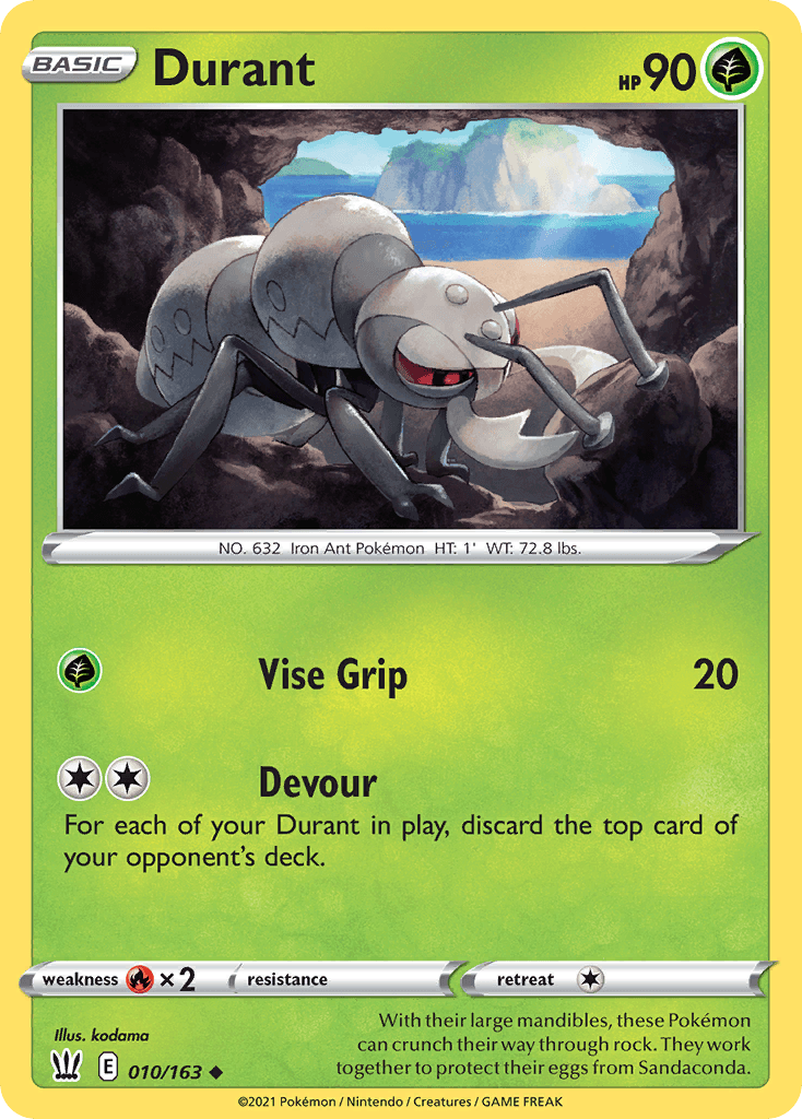 Durant Pokémon card