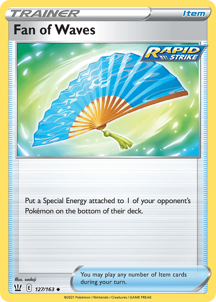 Fan of Waves Pokémon card
