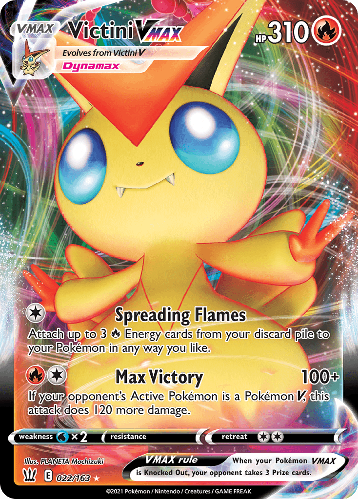 Victini VMAX Pokémon card