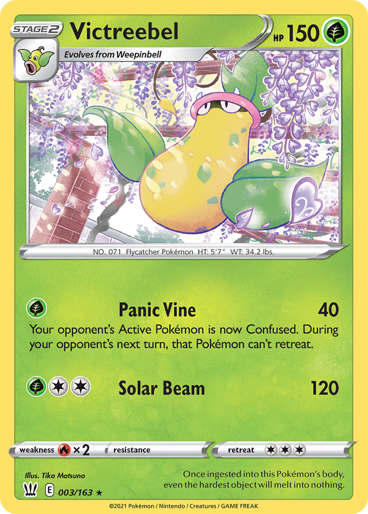 Victreebel Pokémon card