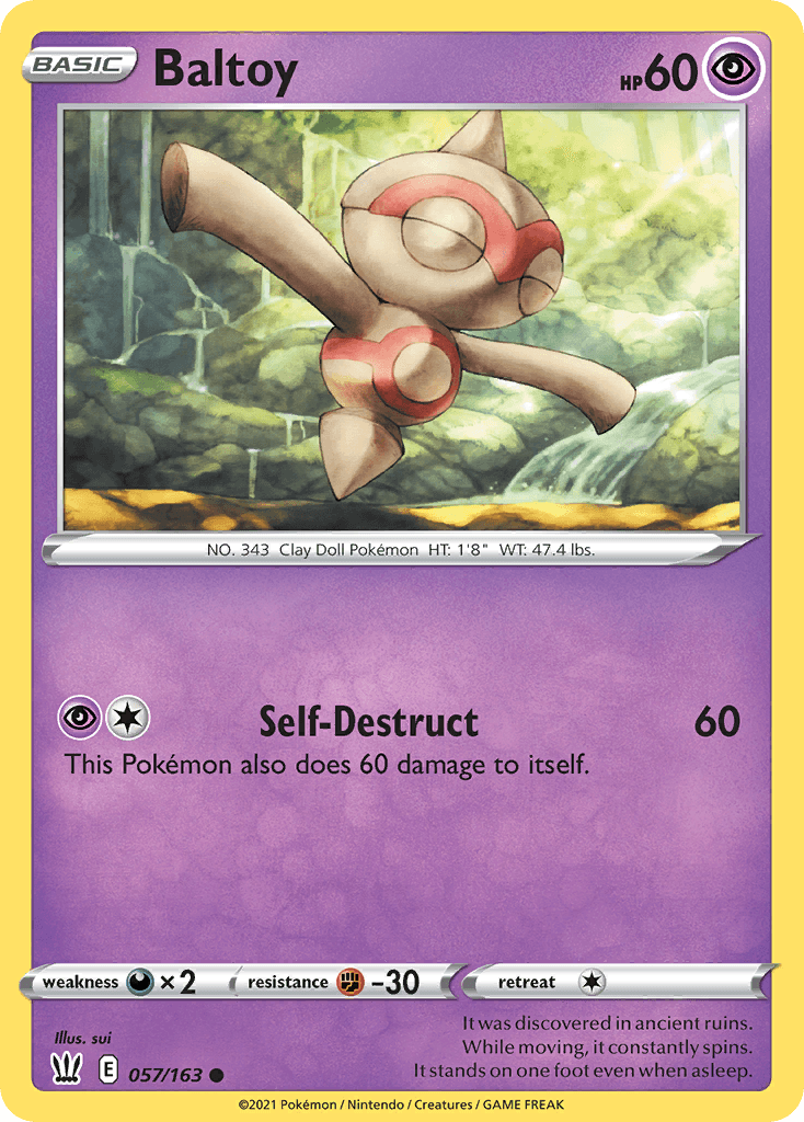 Baltoy Pokémon card