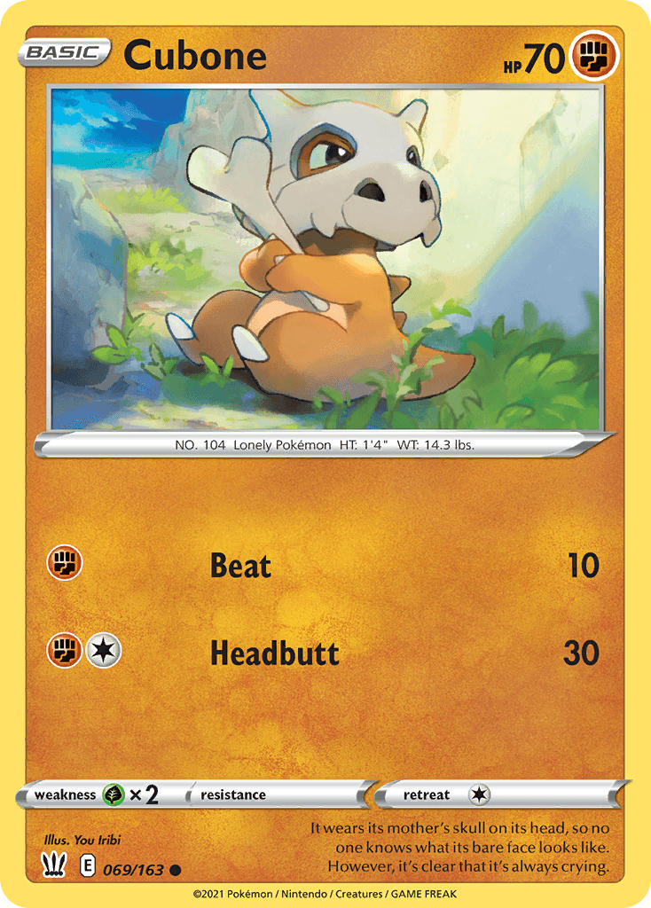 Cubone Pokémon card