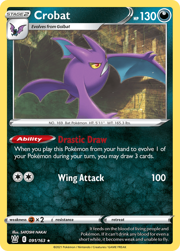 Crobat Pokémon card