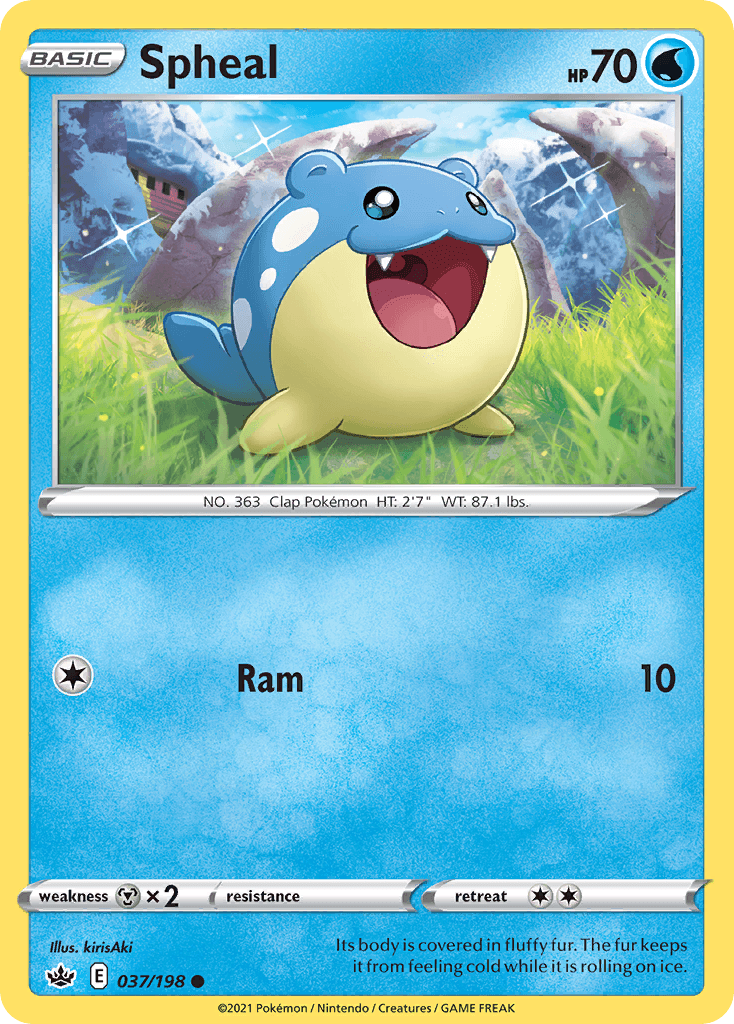 Spheal Pokémon card
