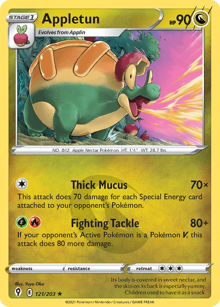 Appletun Pokémon card