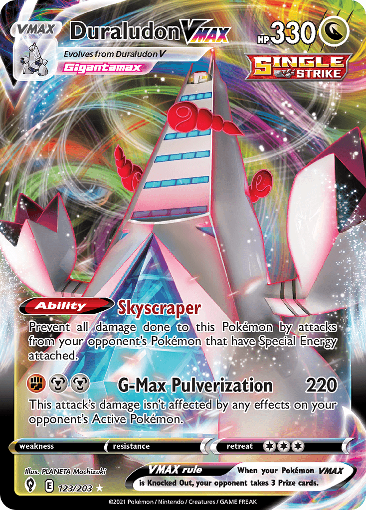 Duraludon VMAX Pokémon card