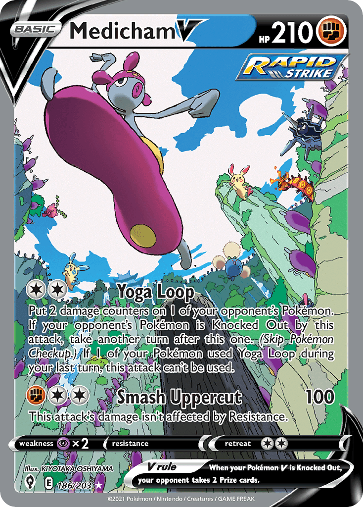 Medicham V Pokémon card