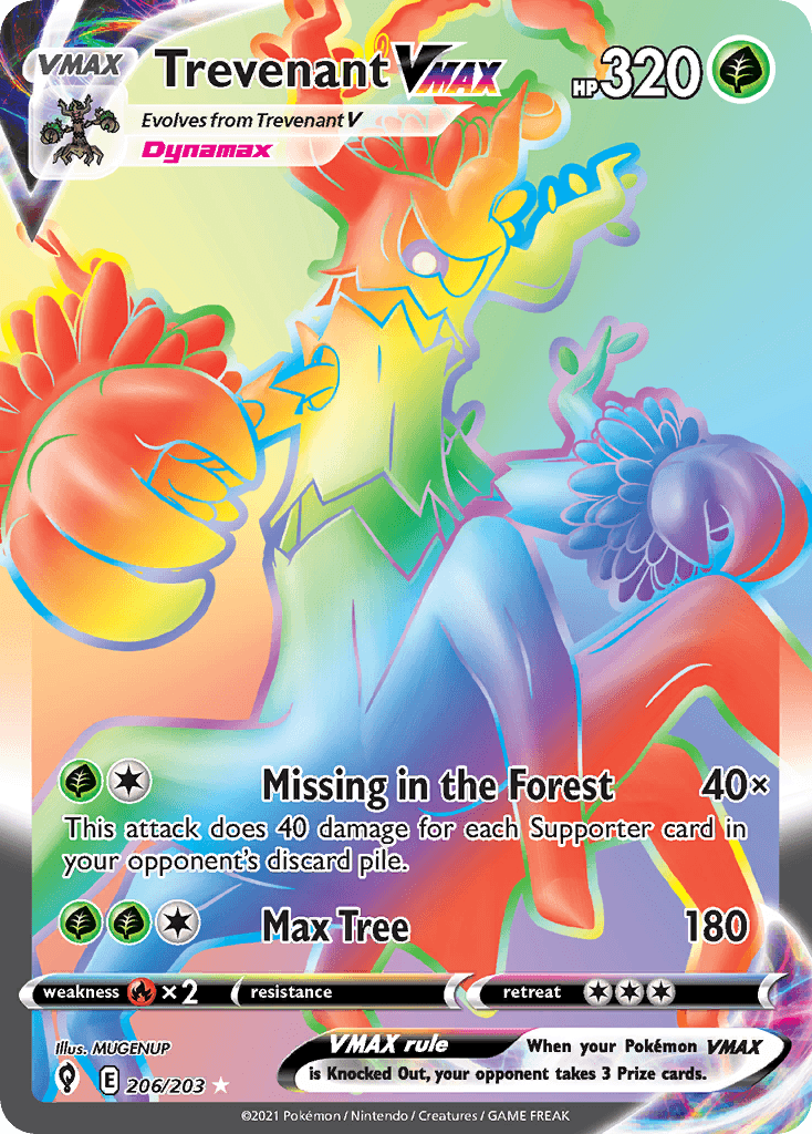 Trevenant VMAX Pokémon card