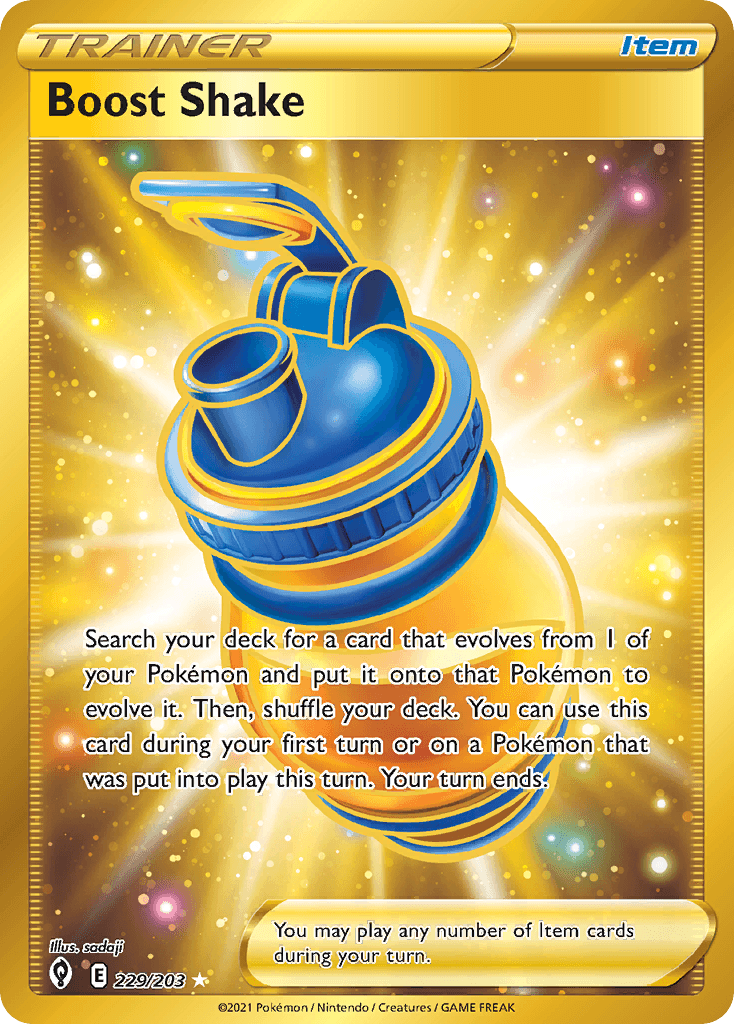 Boost Shake Pokémon card