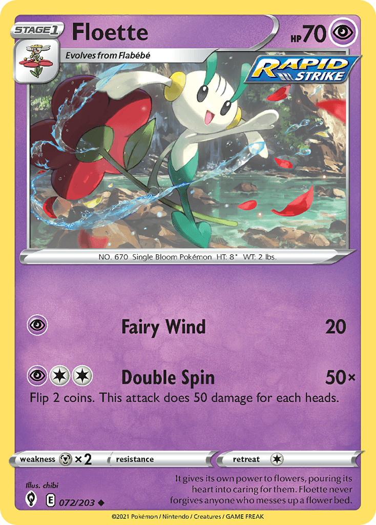 Floette Pokémon card