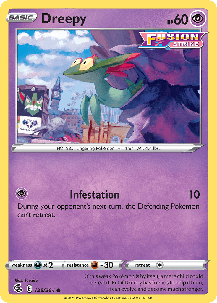 Dreepy Pokémon card