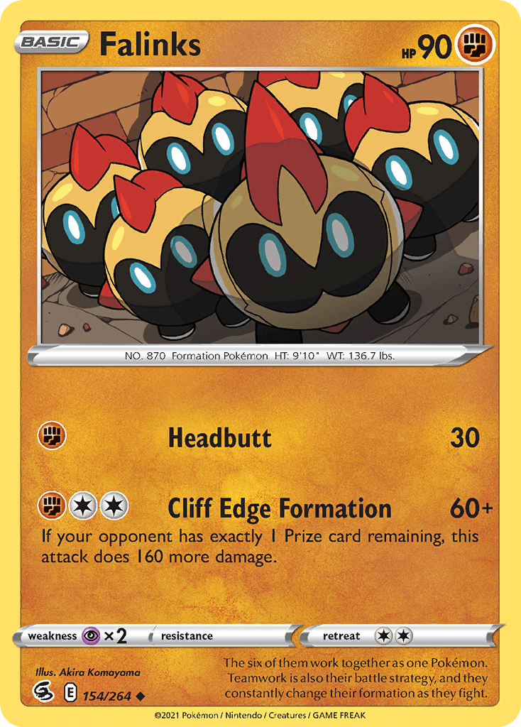 Falinks Pokémon card