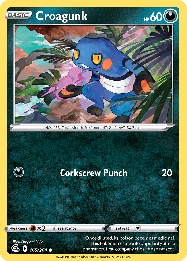 Croagunk Pokémon card