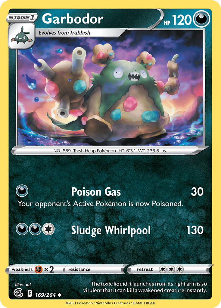 Garbodor Pokémon card