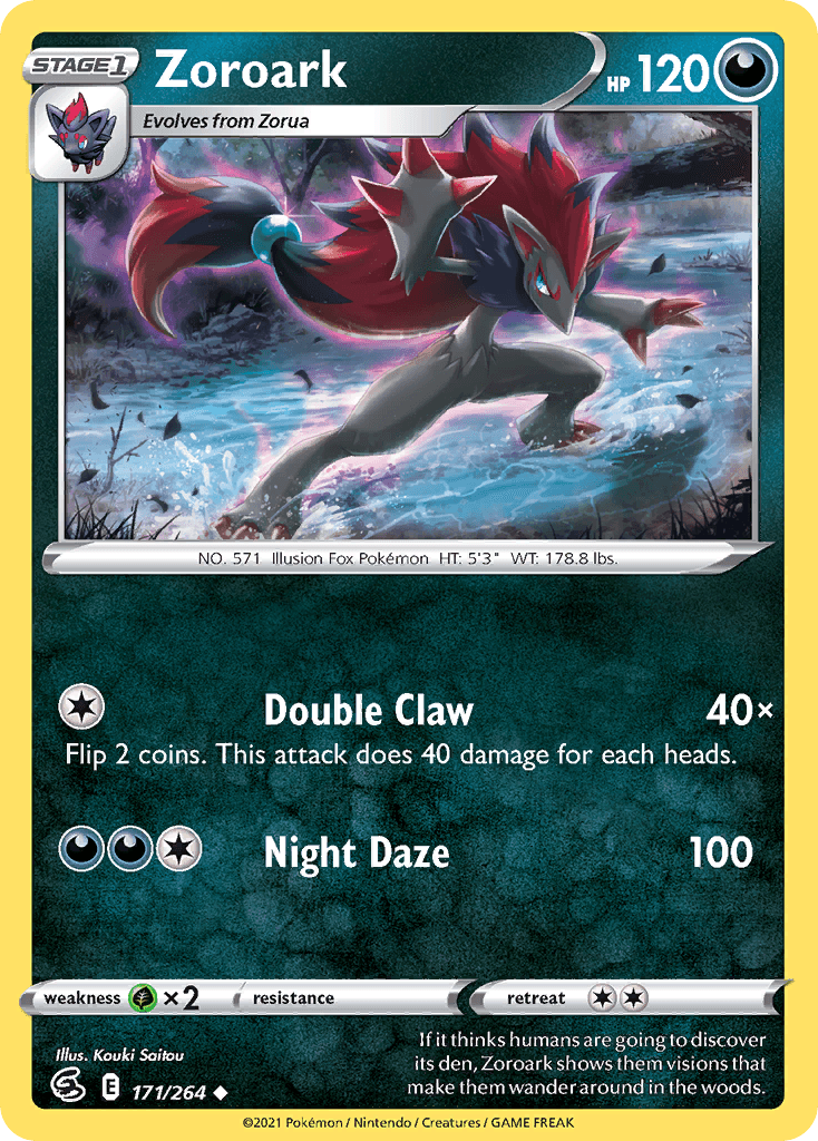 Zoroark Pokémon card