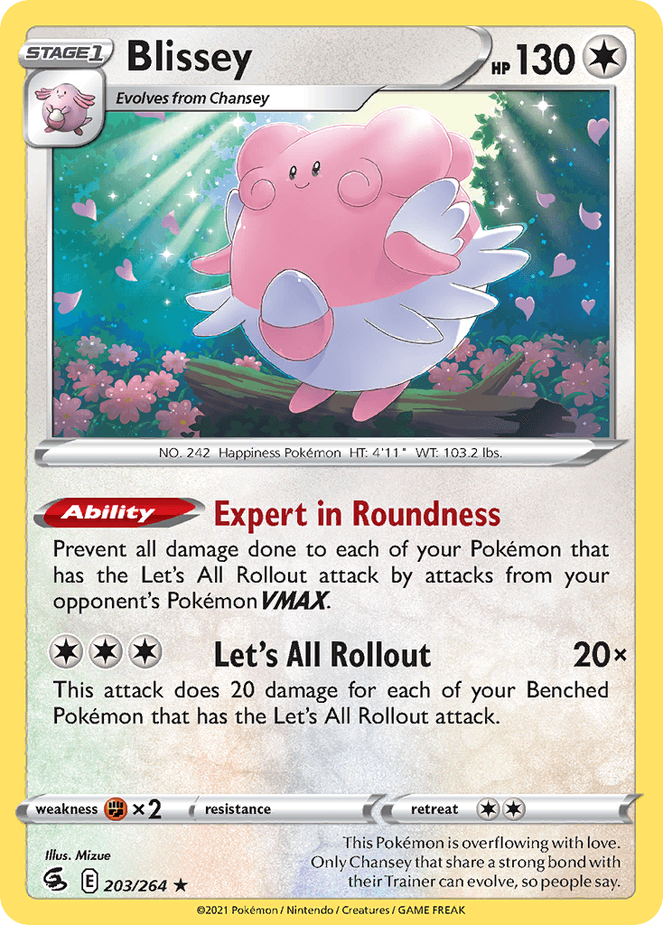 Blissey Pokémon card