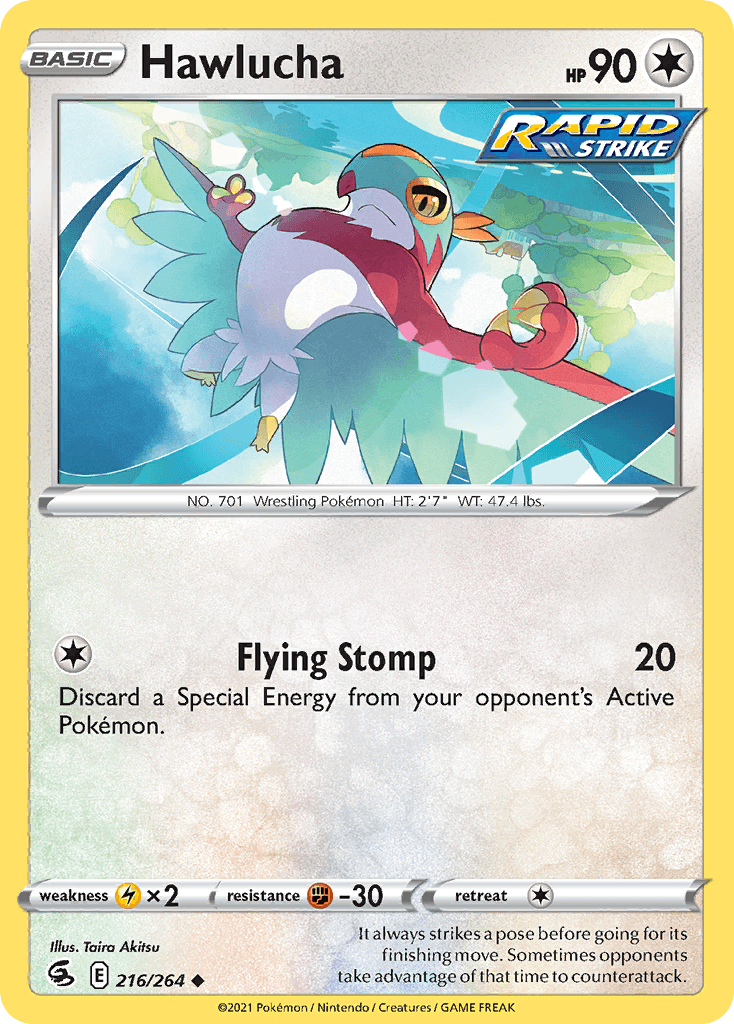 Hawlucha Pokémon card