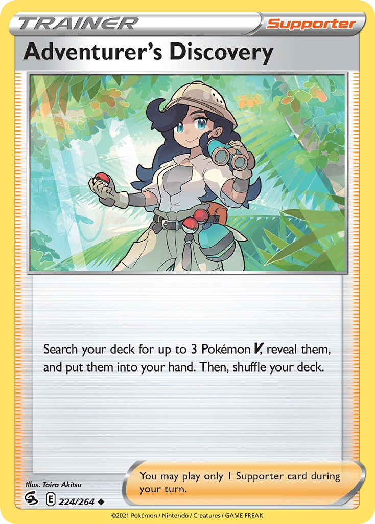 Adventurer's Discovery Pokémon card