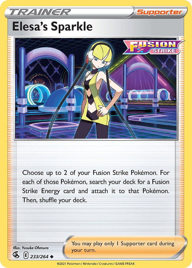 Elesa's Sparkle Pokémon card