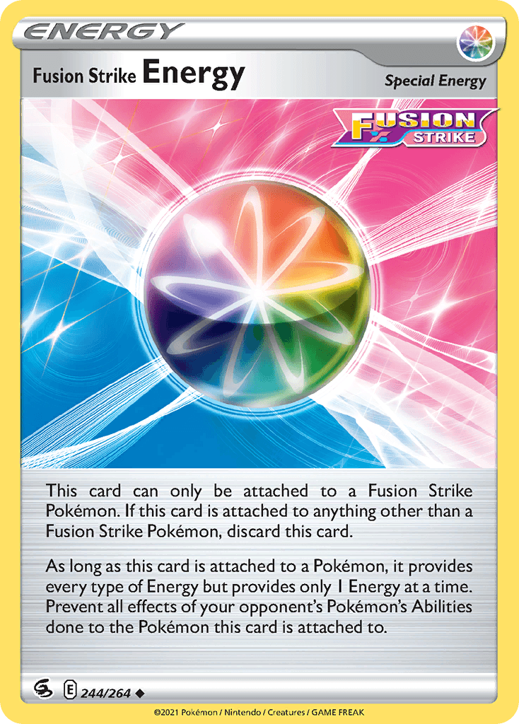 Fusion Strike Energy Pokémon card
