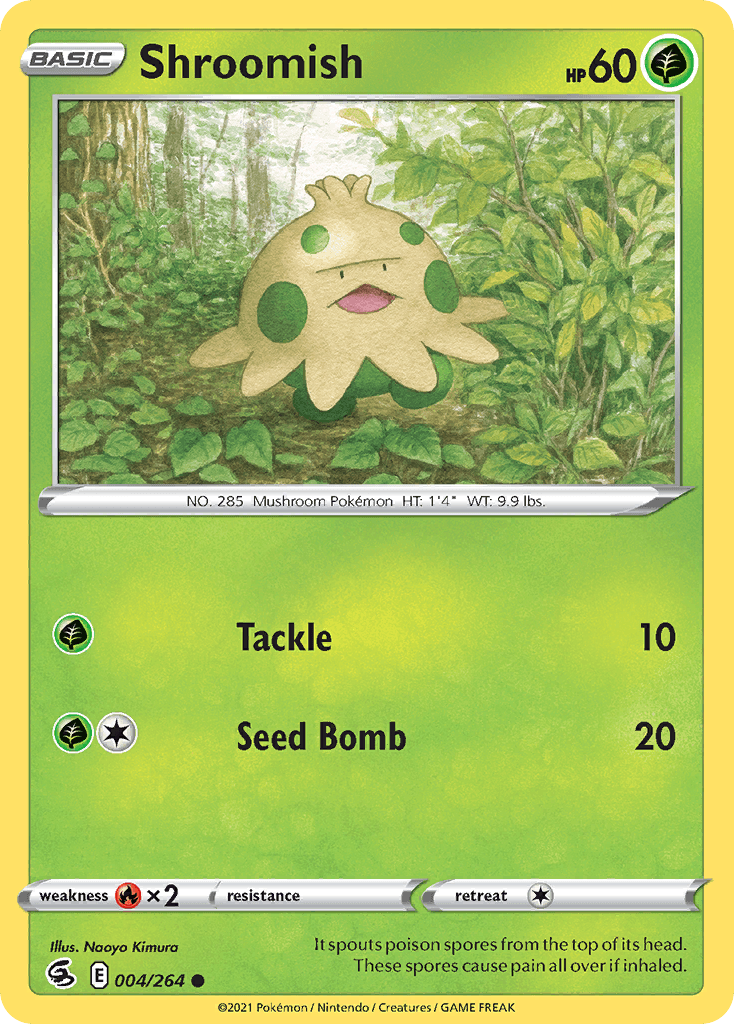 Shroomish Pokémon card