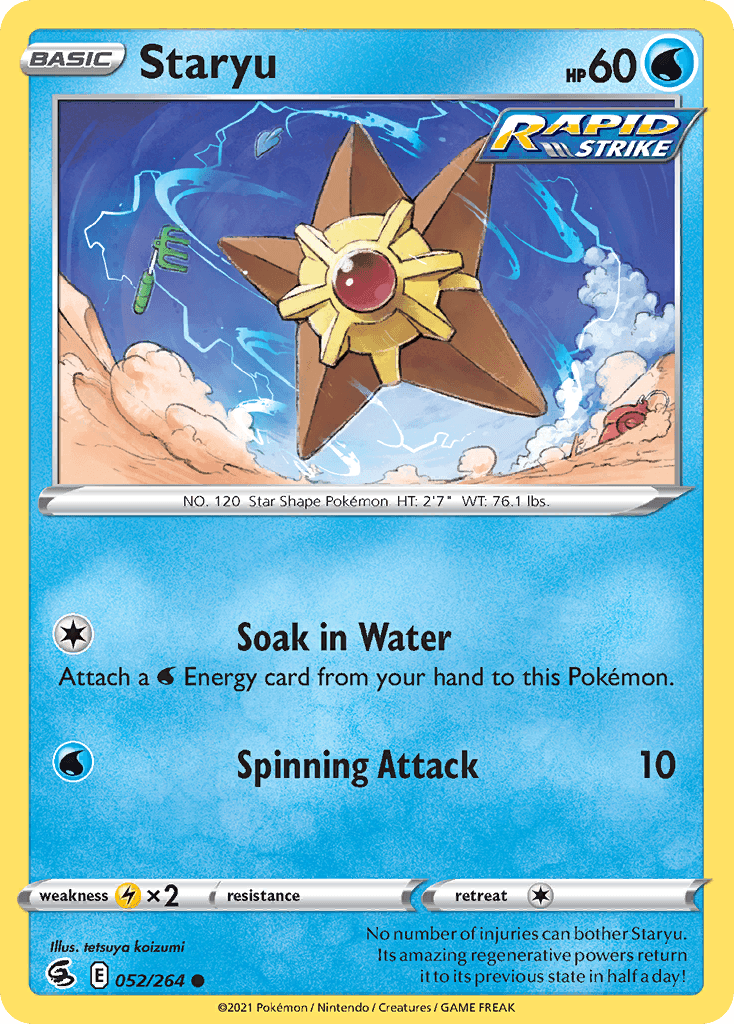 Staryu Pokémon card
