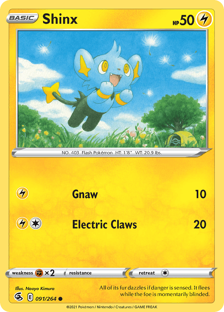 Shinx Pokémon card