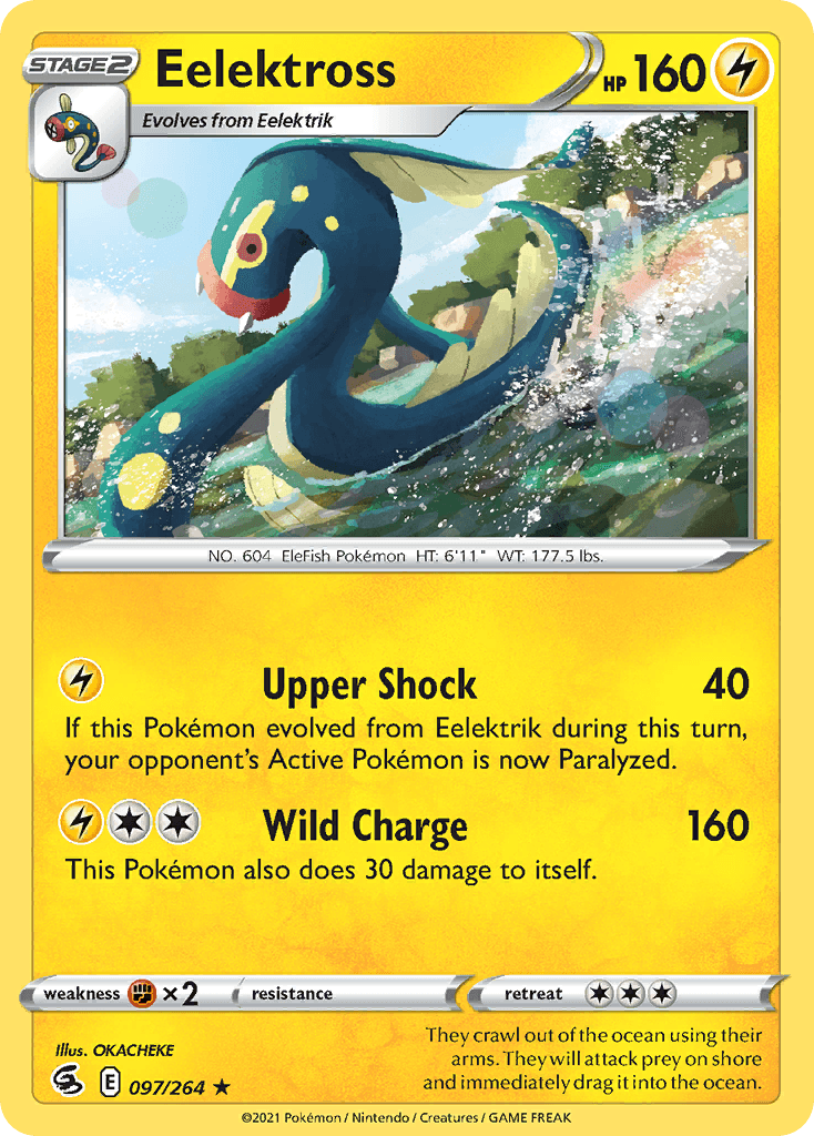 Eelektross Pokémon card