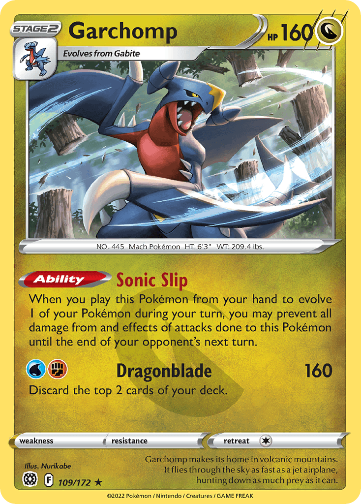 Garchomp Pokémon card