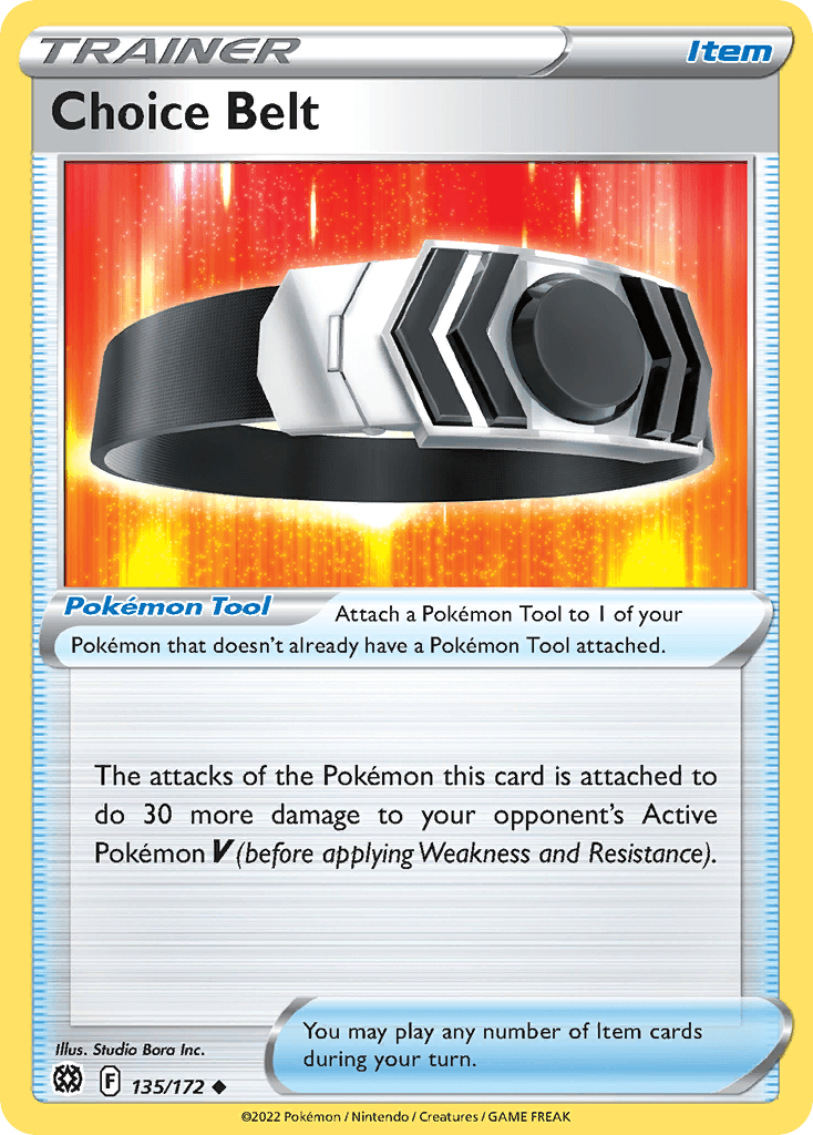 Choice Belt Pokémon card