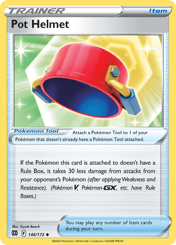 Pot Helmet Pokémon card