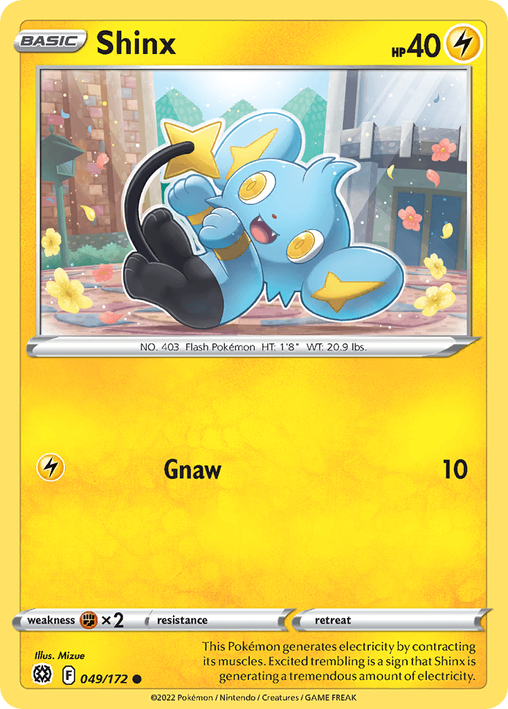 Shinx Pokémon card