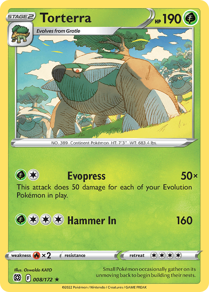 Torterra Pokémon card